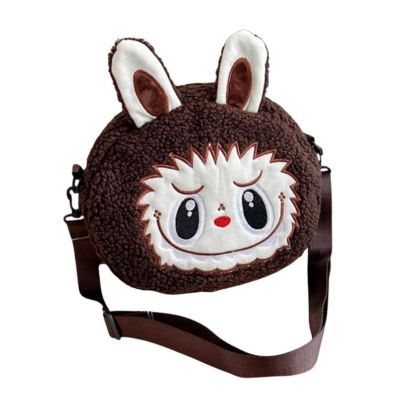 Fusked Cute Plush Bunny Sling Bag for Kids - Adorable Cartoon Design - Image 1
